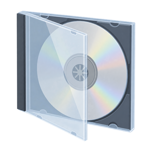 CD jewel case, illustrative image