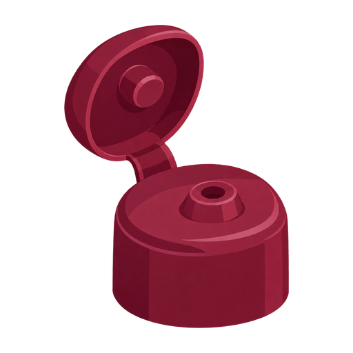 Flip-top bottle cap, illustrative image