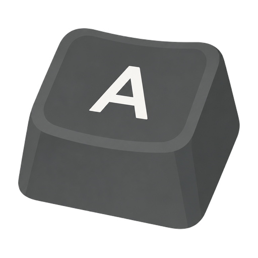 Keyboard keycaps, illustrative image