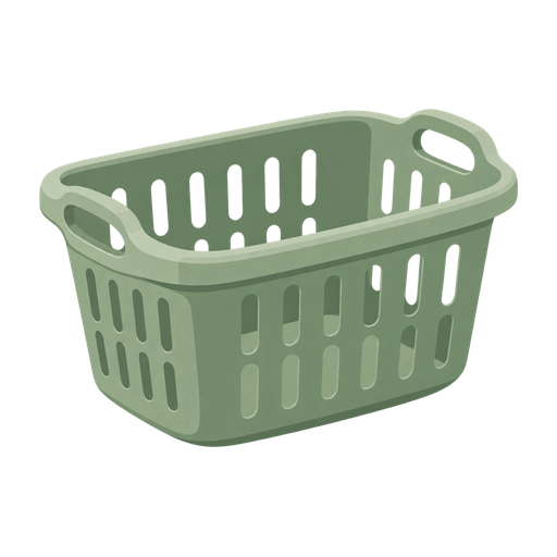 Laundry basket, illustrative image