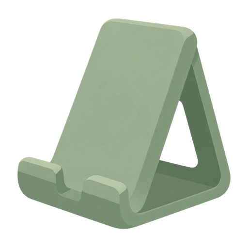 Printed phone stand, illustrative image