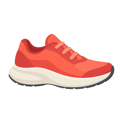 Running shoe, illustrative image