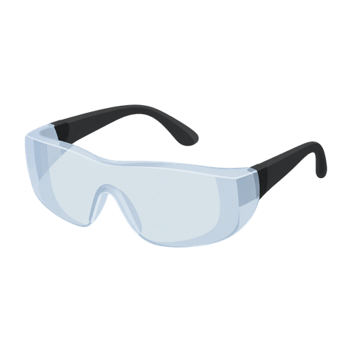 Safety glasses, illustrative image