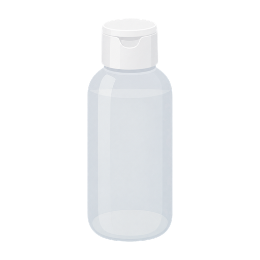 Travel squeeze bottle, illustrative image
